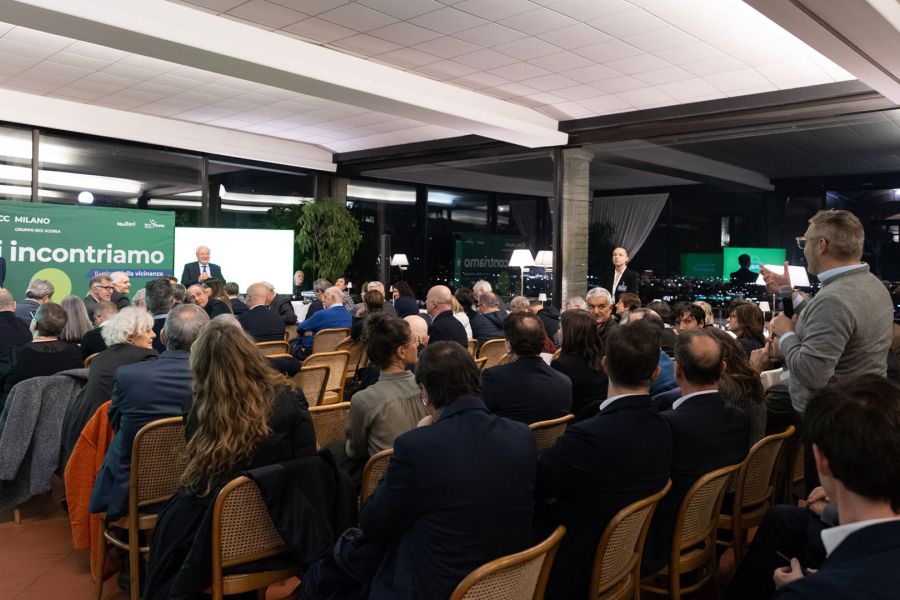 Incontro del 16 marzo 2026 con i soci BCC Milano di Bergamo, Brembate Sopra, Calusco d'Adda e Lallio, dopo il tramonto