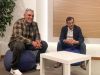 Guido Boldrin e Davide Mesfun durante l'intervista