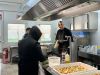 La cucina di Kairós coordinata da Davide Mesfun.