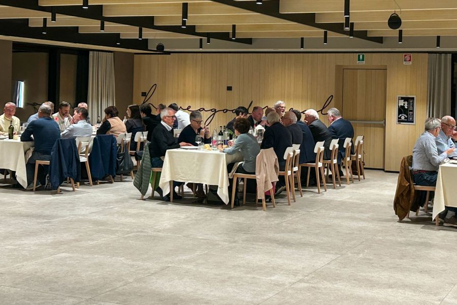 Incontro del 29 settembre 2025 con i soci BCC Milano di Clusione, Gandellino e Villa d'Ogna durante la cena