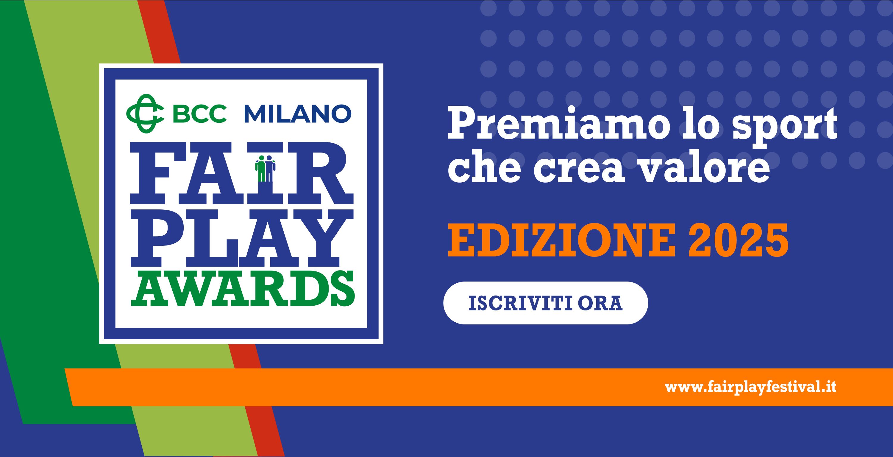 Fair Play Awards 2025 – iscrizioni BCC Milano al Fair Play Festival