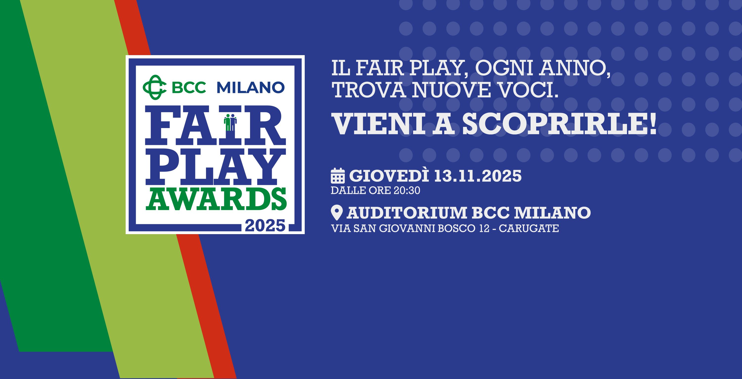Fair Play Festival 2025 – Iscrizioni aperte per la nuova edizione