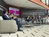 I partecipanti alla conferenza stampa della Stagione 2025-2026 del Teatro Arcimboldi BCC Milano