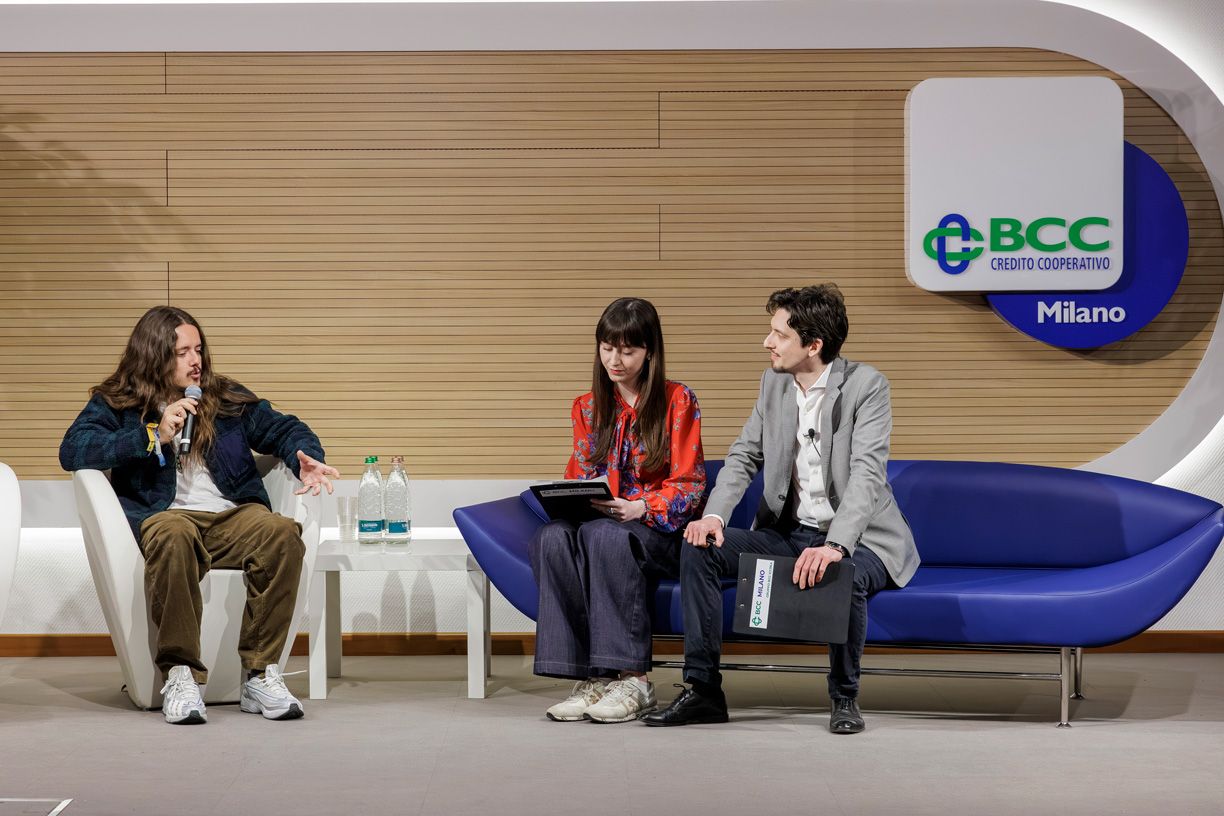 Nicolò Balini, alias Human Safari ospite del convegno "Giovani e Impresa"